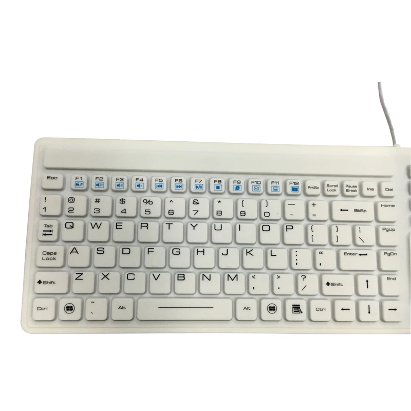 IP68 waterproof touchpad silicone industrial keyboard