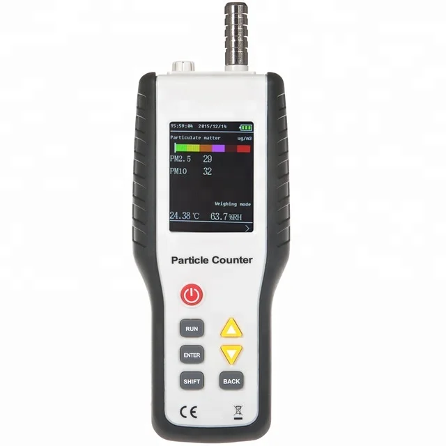PM2.5 детектор частиц воздуха счетчик частиц HT-9600 Высокая чувствительность пыли мониторинга качества воздуха детектор портативный газоанализатор