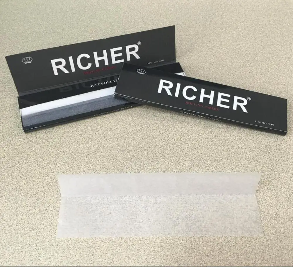
13gsm transparent hemp cigarette hand rolling paper 