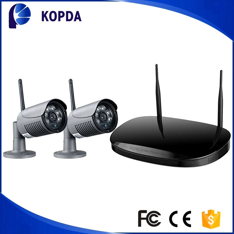 Outdoor Security Wireless Bullet IP Camera CCTV System