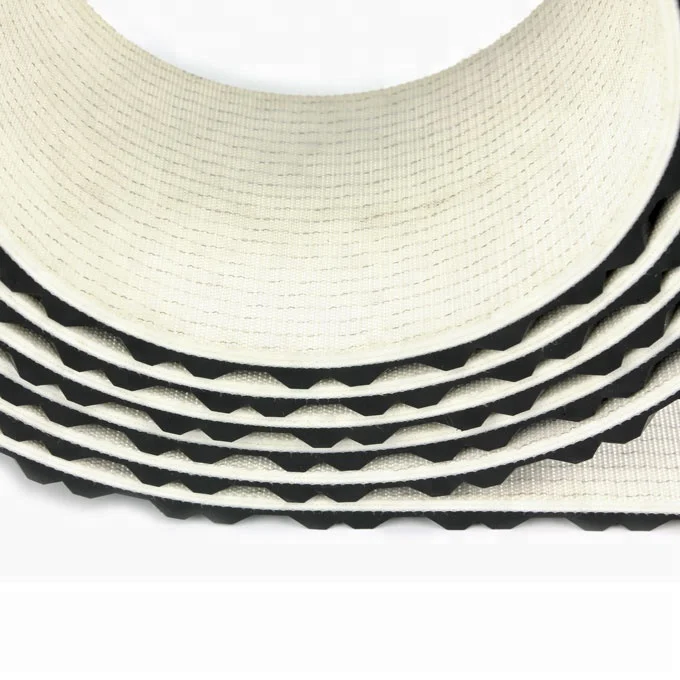 Wood making sanding machine PVC industrial conveyor belt with grid pattern