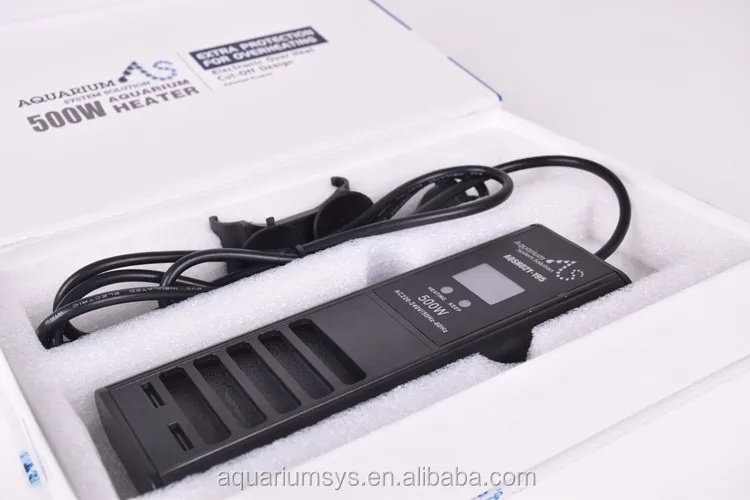 A.S. 500W/For Arowana - AS Compact Aquarium Heater Fish Tank Heater Electronic Heating Rods Digital Temperature Controller