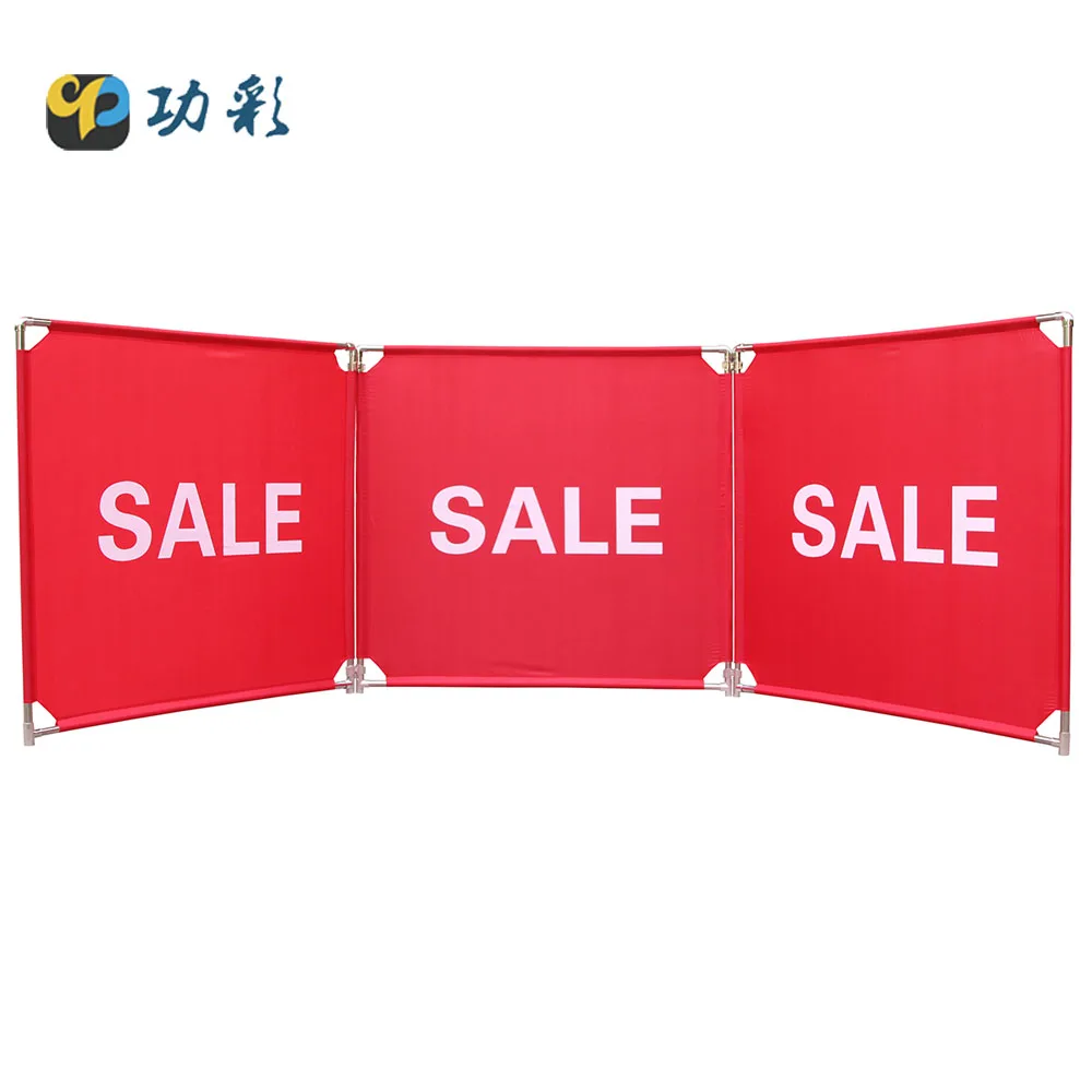 Portable Durable Folding Escalator Repair Maintenance Construction Barricade Logo Customization Elevator Safety Barricades