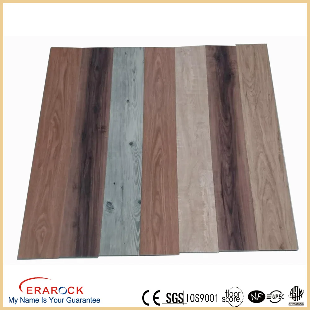wholesale pvc click floor grey interlocking laminate wood vinyl plank flooring