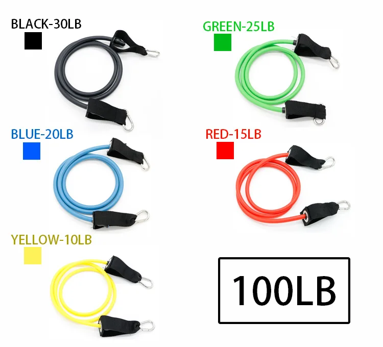 factory free customized logo  Hot Customized Foot Pedal Elastic Pull Rope Stretch Leg Exerciser /Resistance band for home