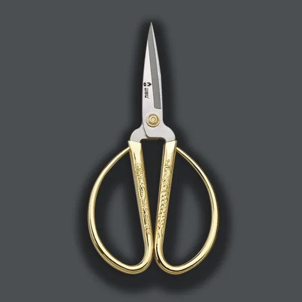 Из нержавеющей стали 420 портной ножницы с золотой ручкой