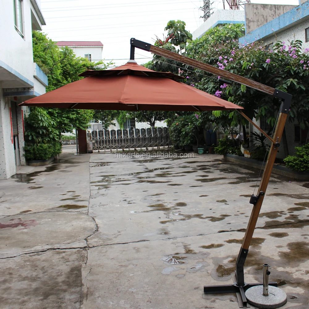 
luxury hanging sun garden parasol 