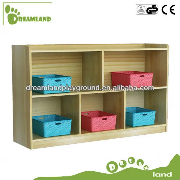 China new design Kindergarten Furniture Wooden Children Toy Storage Cabinets