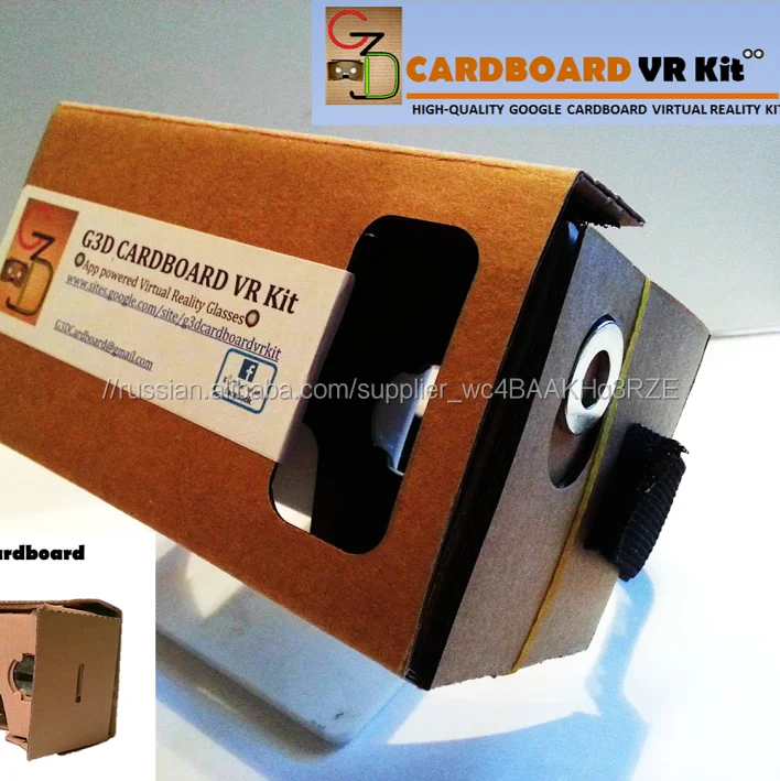 Горячие продажи высокого качества Google картон V2 двояковыпуклые линзы диаметр 34 мм и фокусное расстояние 40 ММ