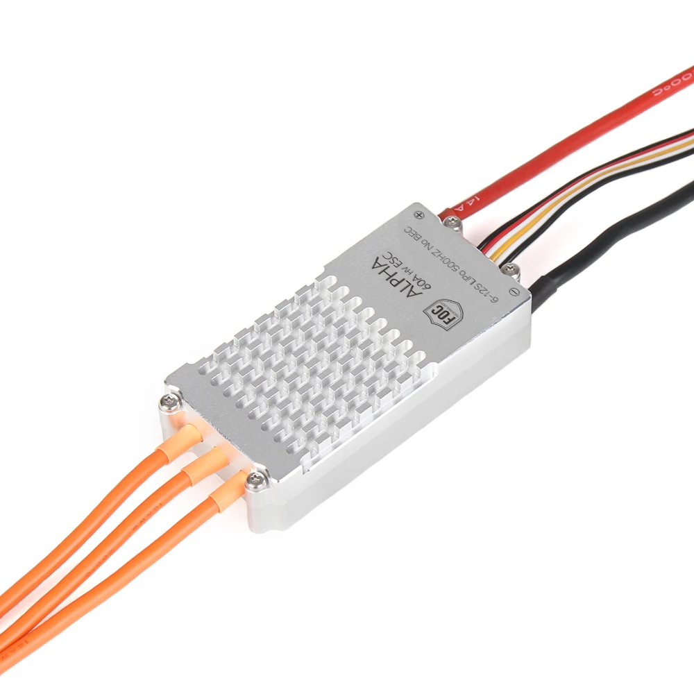 T-MOTOR Quadrocopter FOC Alpha 60A HV 6-12s 500Hz ESC manufacture Speed Controller for UAV