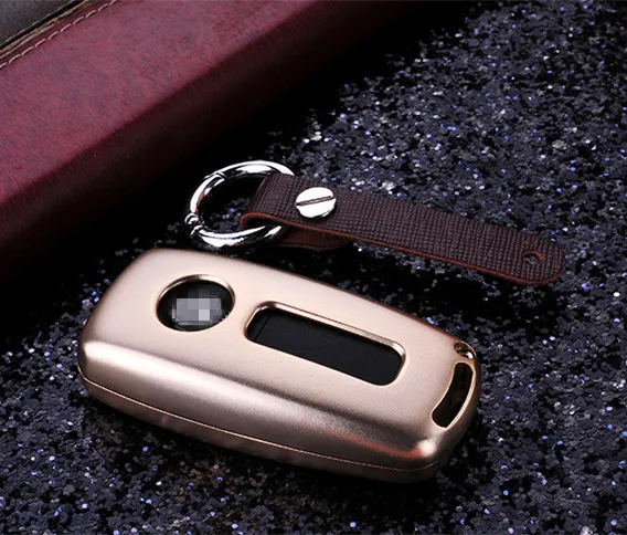 Man Black Color Alloy Car Key Cover Case For VW GTI POLO Bora Tiguan Passat B5 B6 Golf 4 MK5 Jetta Eos