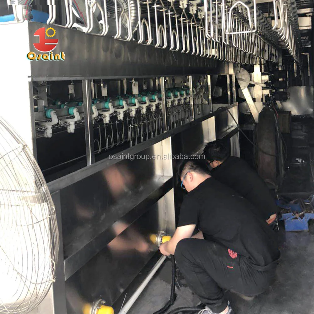 200-300bph mobile container slaughter house for chicken slaughtering