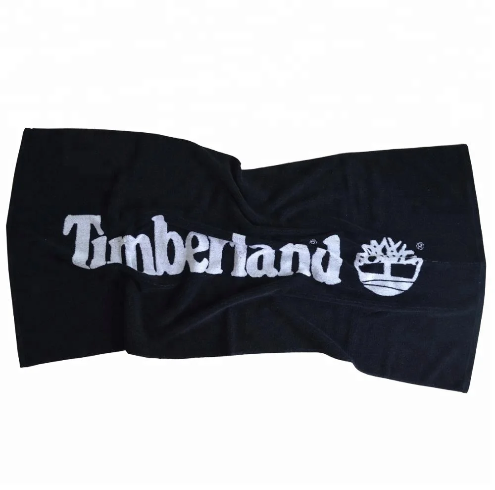 Роскошные подарки премиум-класса черное пляжное полотенце на заказ