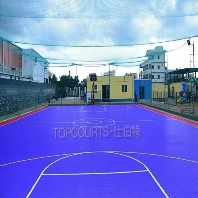 2019 backyard modular interlocking outdoor soundproof basketball court surfaces