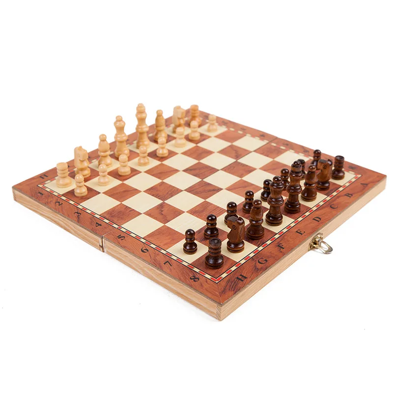 
Folding Wooden Chess Set 2 In 1 Folding Chess Board Manufacturer 