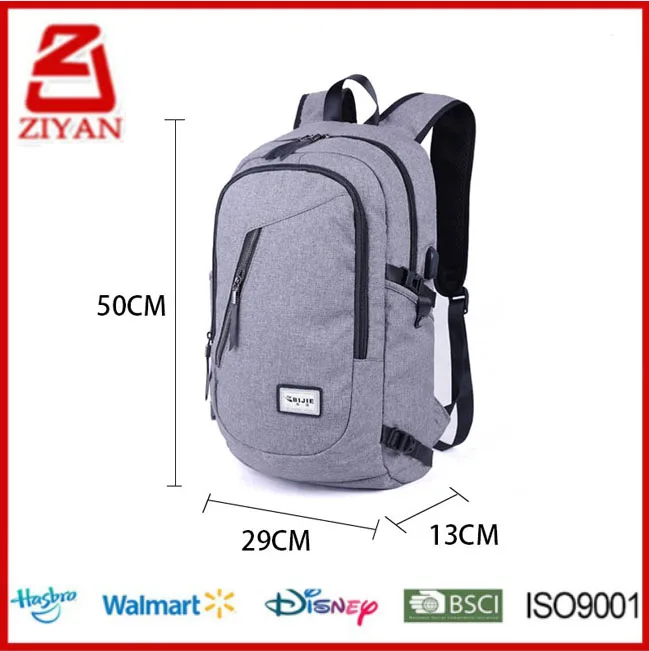 Manufactory best college fashion laptop backpack for korea college students