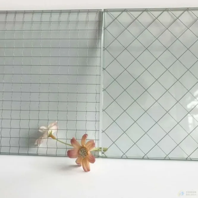 Safety Fireproof Wire Mesh Laminated Glass