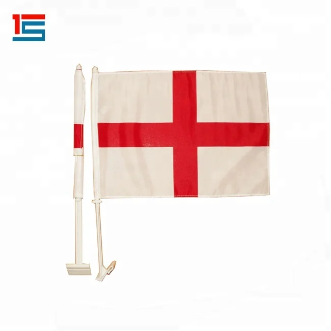 
Wholesale custom polyester printed red cross England St. George car flag 
