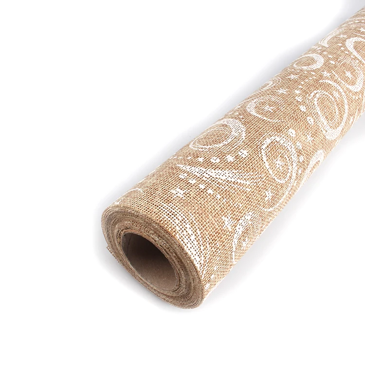 wholesale burlap rolls Christmas burlap fabric celebration decoration material