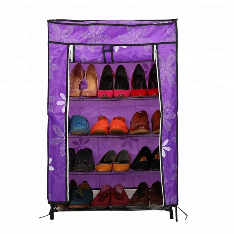Factory wholesale cheap fabric shoe rack      DIY shoes shelf
