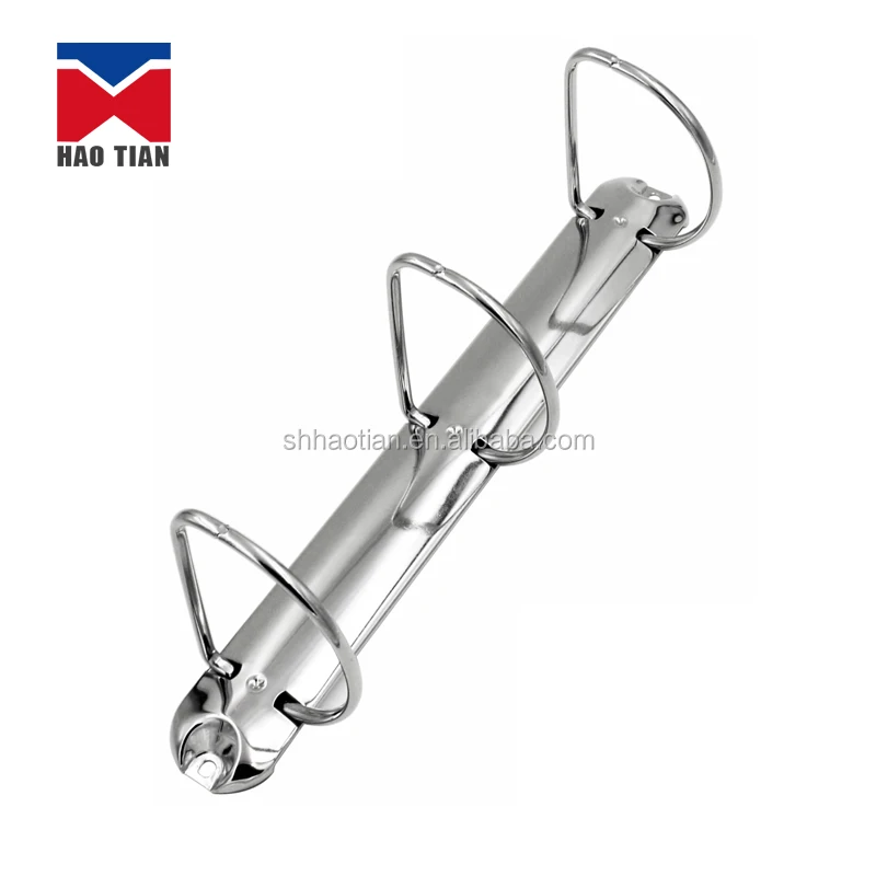Nickel-free metal D shape 3 ring binder parts