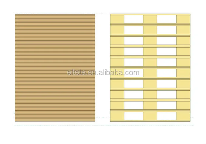 Green idea Cardboard slip sheets for Substitutes of paper/plastic/wooden pallet