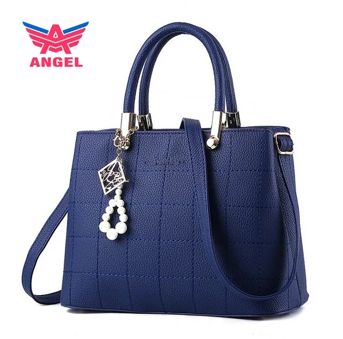 New design fashion simple bags pink woman handbag for ladies