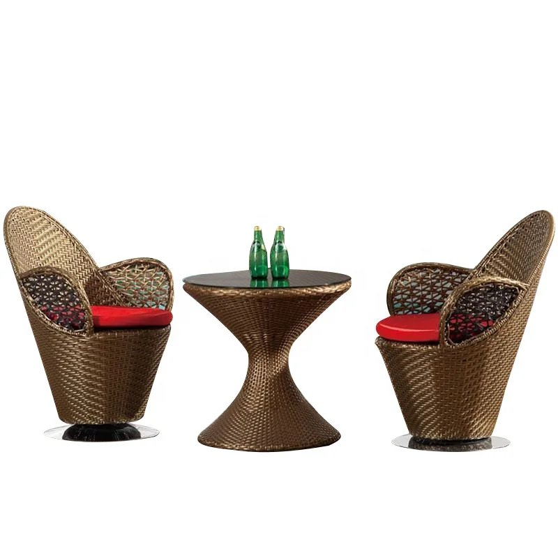 Hot sale modern design outdoor beach rattan lounger sun lounger