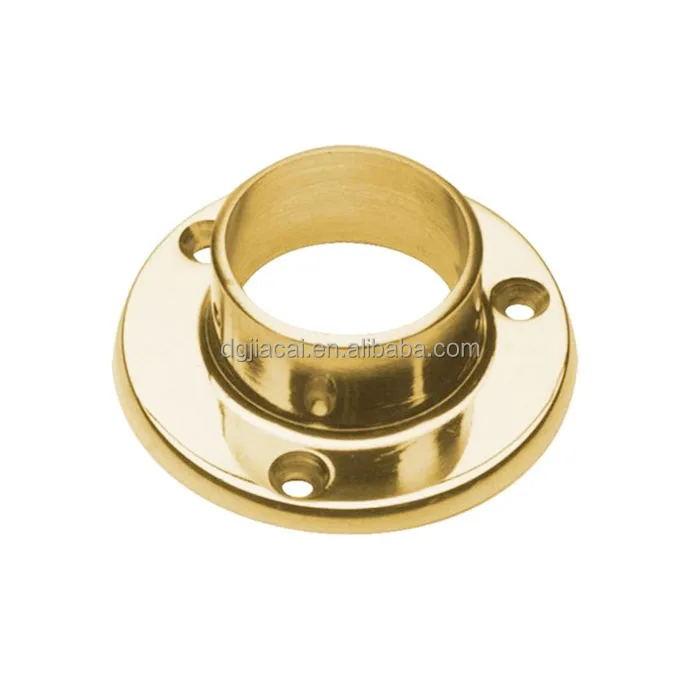 CNC Machining Brass Round Wall Flanges