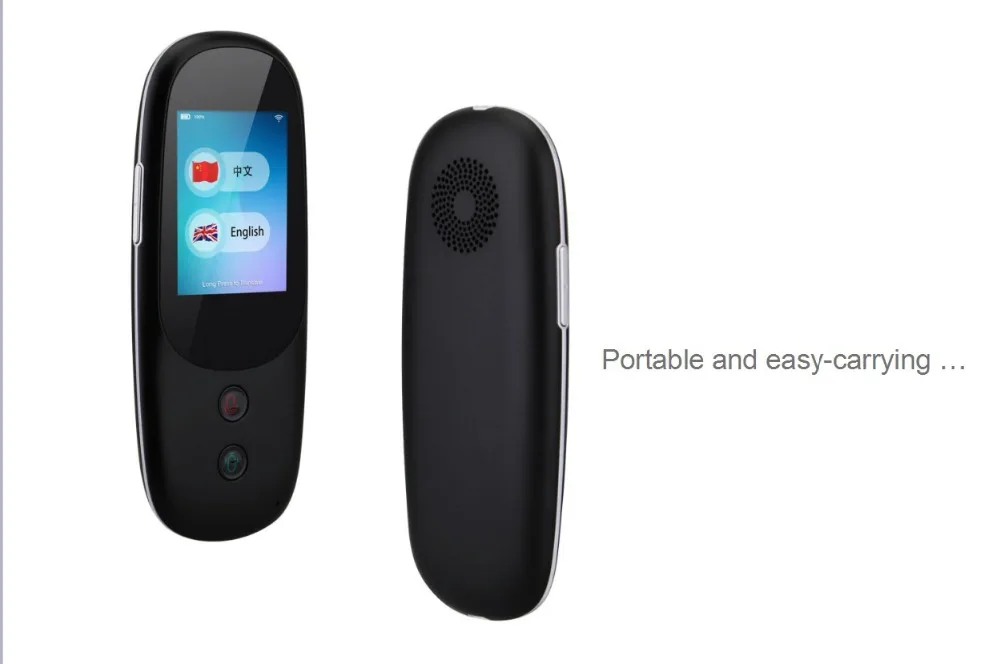 Cheap price WeChip Wifi portable instant voice translator 41 languages simultaneous translating device with touch panel