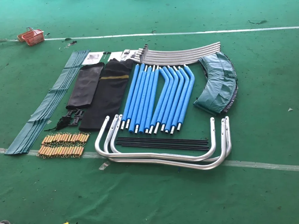 Wholesale 8ft garden trampoline park equipment trampoline with ladder,Boy and Girl Gift