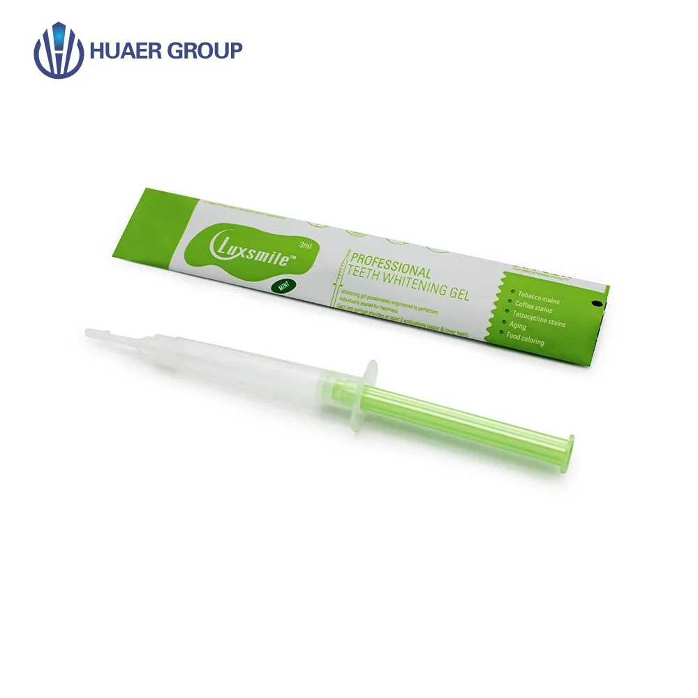 
Huaer OEM Available Syringe Non Peroxide 3ml Or 5ml Teeth Whitening Gel 