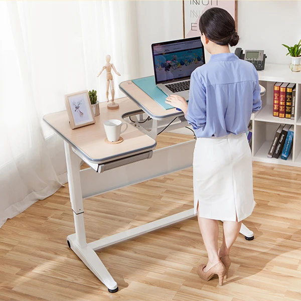 Ergonomic height Ajustable kids study table for growing children