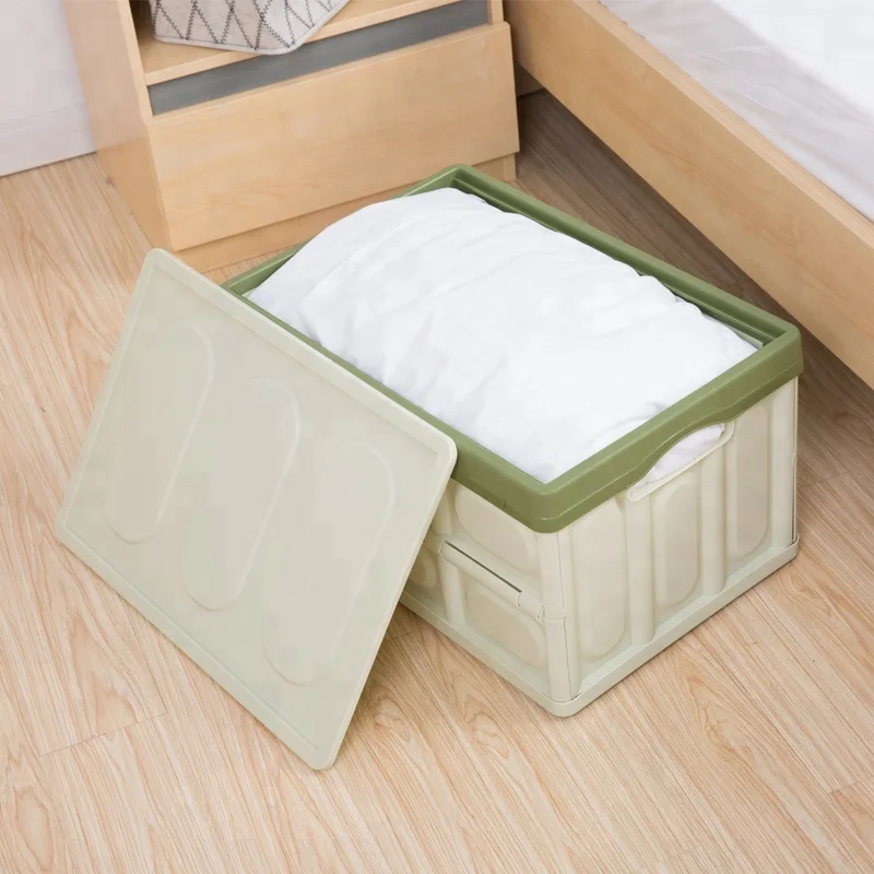 Plastic Storage Box Strong Coloured Collapsible Folding 200l 150l Storage Boxes & Bins Foldable Rectangle Customized Logo Carton