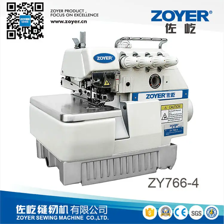 ZY766-4D Zoyer  4 thread direct drive sewing machine overlock