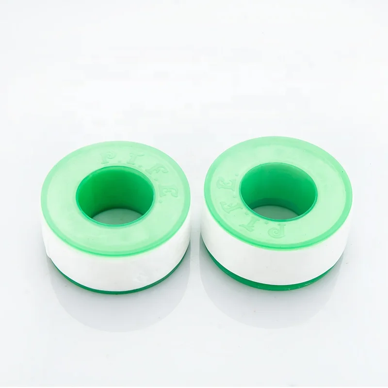 Green Color 19mm 12m Water Gas Seal Belt Screw Fittings Sealing Tape In PTFE Material
