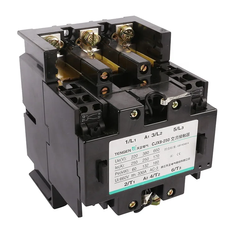CJX8-12 Elevator 3 Pole Mini Magnetic Ac 5a 380v Contactors