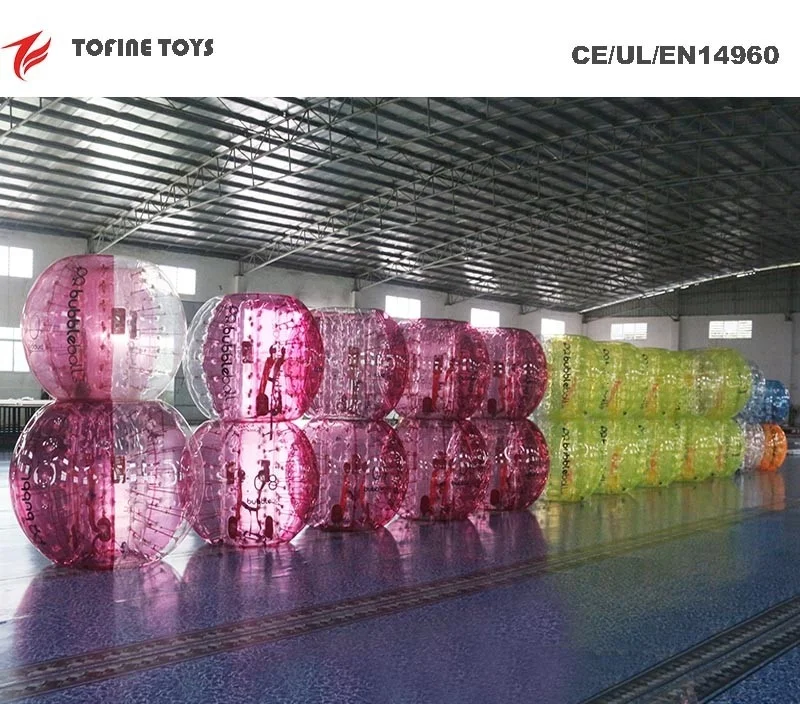 adult size human inflatable bumper bubble knocker ball