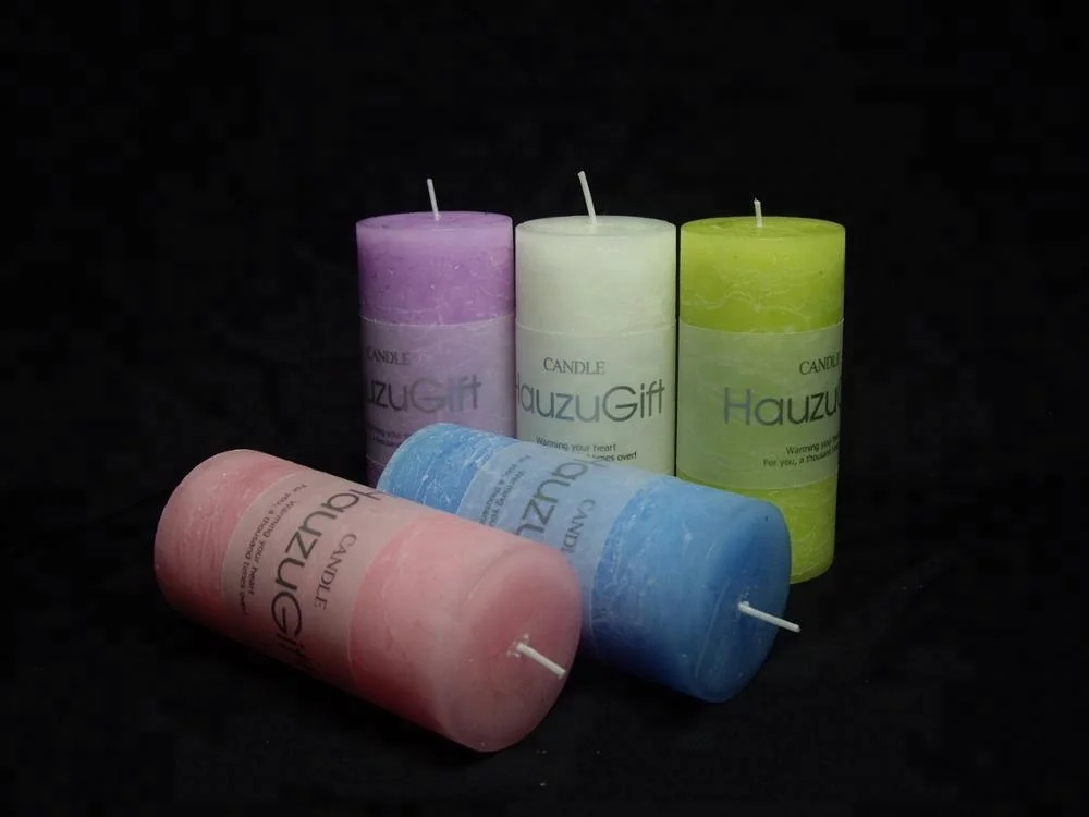 
wholesale spiritual large fat unscented church pillar candle 
