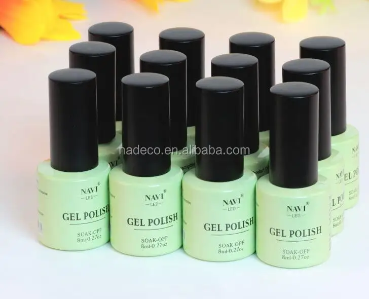 High Quality Soak Off Led Uv Wholesale Gel Nail Polish With Green Bottle