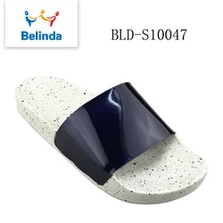 Woman Footwear PVC Printed Latest Design Custom Slider Slipper