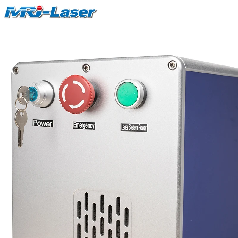 Portable 3D Fiber Laser 20W 30W 50W Color Marking Printing Machine With Motor to Auto-up-down