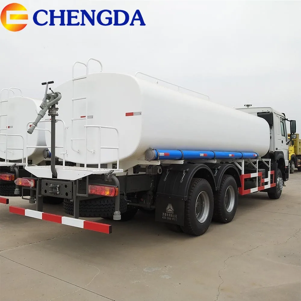 Sinotruk HOWO Diesel 6x4 Tanker Water Truck New And Used Water Tank Truck For Sale