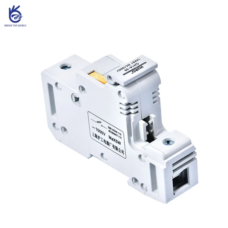 Патрон предохранителя dc din rail для цилиндрической плавкой 14*51 мм
