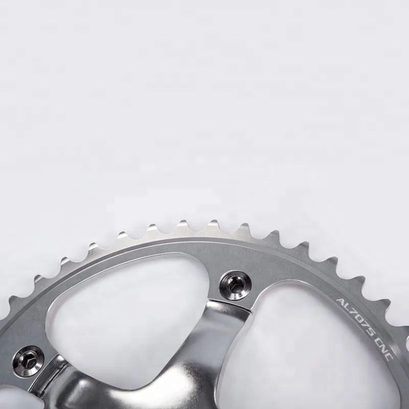 A12-AS240 Factory direct selling  48T 49T 50T crank 165mm 170mm aluminum alloy lightest fixed gear bike crankset