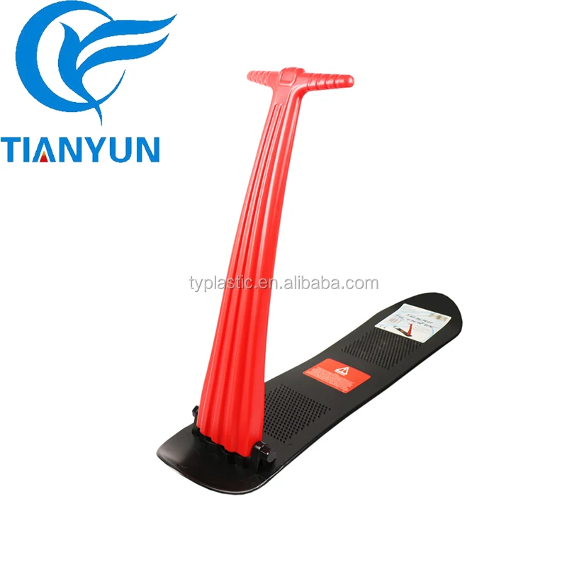 2021 Winter Toys Kids Plastic Snow Ski Scooter Sled with Metal Screw