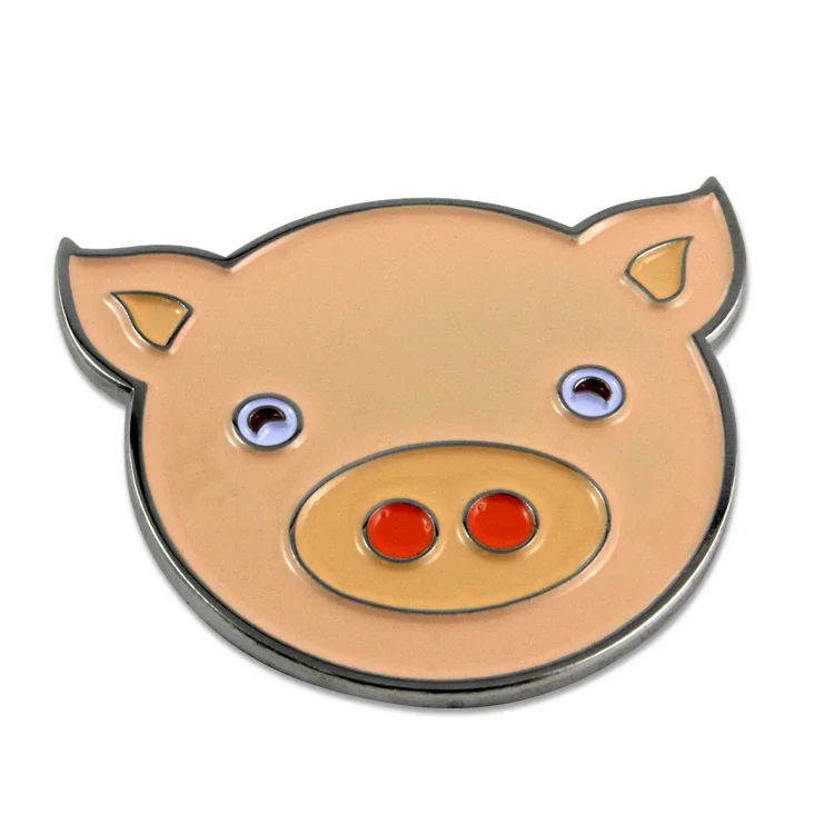 Custom metal enamel logo emblem badge fashion pin badge