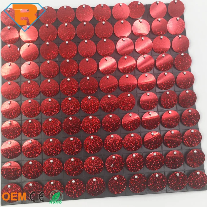 Блестящая красная уличная пластина с блестками для украшения стен и вывесок