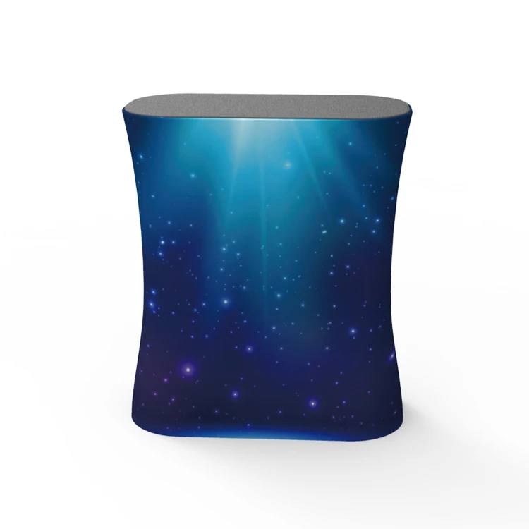 Горячая Распродажа, портативный тканевый стол для торговой выставки, портативный тканевый лайтбокс, демонстрационный счетчик