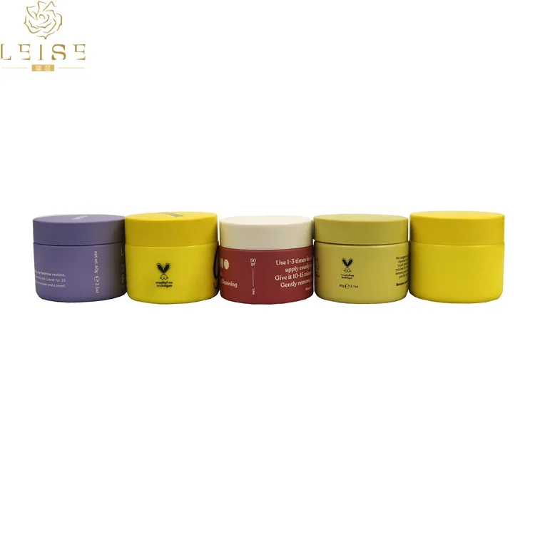 
Customized colored cosmetic opal porcelain white cream glass jar 30ml 1oz 50ml 1.7oz 2oz ceramic glass cosmetic jar packaging 